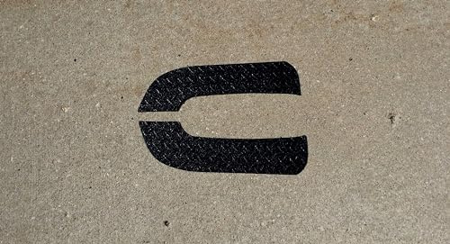 J & O Carts Parts Club Car Precedent Golf Cart Black Rubber Coated Diamond Plate No Step Covers