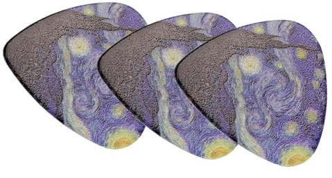 Gitarrenplektrum, schweres Plektrum-Set mit Aufbewahrungsbox, E-Gitarrenplektren, Bassgitarrenplektrum, Bassgitarren-Plektrum, Punk-Zubehör