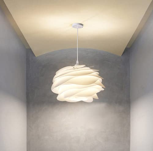 SSNCcNC Pendelleuchte E27 Acryl Blumen-Form Hängeleuchte Kreativ Moderne Pendellampe Minimalismus nhänger Licht höhenverstellbar Küche Schlafzimme Restaurant Wohnzimmer Balkon Ø32cm*H21CM