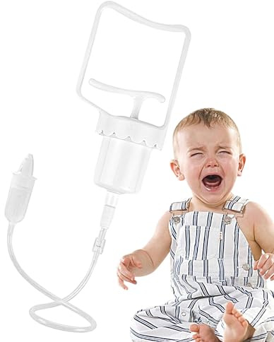 Handpump nässugare - nässugare för spädbarn, bärbar nasal aspirator för spädbarn | Silikon näsrengörare för och effektiv lindring från nästäppa,