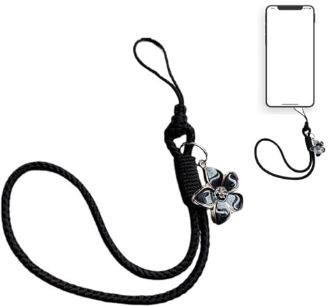 Pendentifs pour Téléphones, Bijoux de Telephone Portable, Bracelet Telephone, Dragonne de Téléphone, Charme de Téléphone Femmes Filles