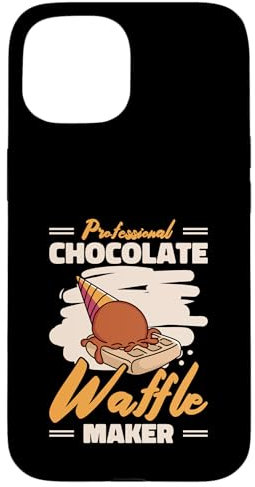 Chocolate Waffles Novelty For Waffle And Breakfast Fans Case for iPhone 15