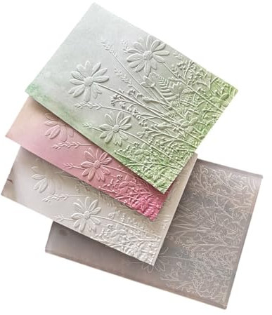 Strukturierte Prägeschablonen mit Schmetterlingen und Blumen, Baum, strukturierte Scrapbooking-Vorlagen für Kartenherstellung