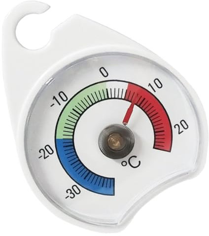Warmhm Fridge Thermometer Refrigerator Temperature Monitor Pointer Temperature Meter High Precision for Kitchen Home Freezer
