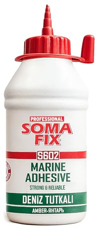 Marine Sealant - Waterproof PU Wood Adhesive, UV Resistant PU Bond for Wood, Fibreglass, Steel and More - Ideal for Boats, Hulls, Decks & Caravans (240 ml)