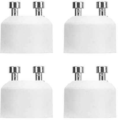 Vvikizy 4PCS GU10 Bis MR16 Adapter -Sockel, Wärmelampenhalter -Konverter mit ABS -Material für LED -Halogenlampen