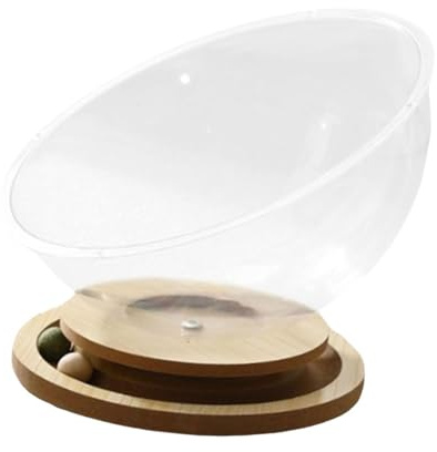KESOTO Space Capsule Cat Bed Kitten Nest Letto per Piccoli Animali Domestici Interno Esterno Cuccia per Gatti Letto per Gatti, MDF S