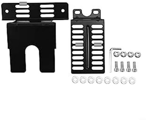 MIKMLYZE Rotisserie Bracket Kit Iron Adjustable Grill Mount for Outdoor BBQ Cooking Compatible with Most Standard Rotisserie Motors and Skewers Sturdy Construction(iron)