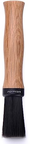 Normcore Oak Barista Pinsel, Eichenholz Kaffeepinsel Espresso Maschine, Siebträgermaschine von Kaffeemehl befreien, Reinigen von Siebträger und Barista Zubehör