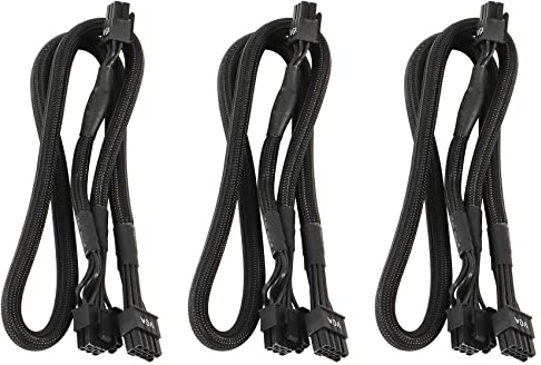 Niniang 3X - Cable de alimentación PCIE VGA 8 doble 8 6 para Supernova G2 G3 G5 P2 T2 GS G + 650750850 1000