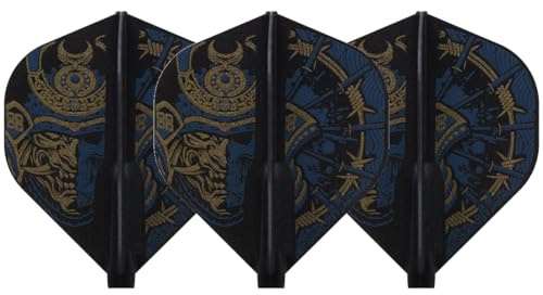 COSMO DARTS Fit Flight Printed Series Samurai Skull B Standard - Dart Flights
