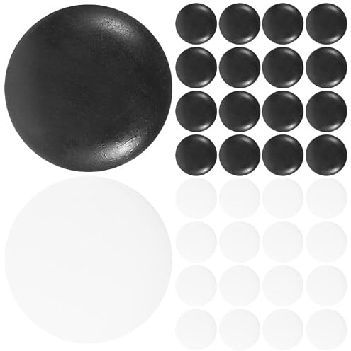 GALPADA Go Chess pieces Resin Go Stones Set Black and White Chess pieces Compact Board Game Beads for Game Home Use pieces and Accessories 0.55 X 0.55 X 0.20 in