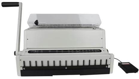 Bindemaschine Bindegerät, Elektrische Eisenring-Stanz- und Bindemaschine, Tischkalender-Bindemaschine, Vollziehmesser-Stanzmaschine(Round hole)