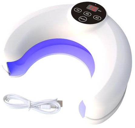 Lámpara De Gel Para Uñas Lámpara UV LED Recargable Con Sensor Inteligente | Luz Secadora Para Esmalte En Gel De Uñas Para Mujeres, Novia, Esposa, Principiantes, Salón En Casa Y Viaje