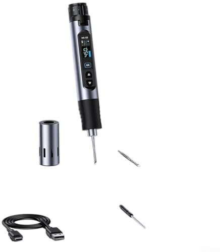 HS-03 Cordless Soldering Iron With 2600mAh High Capacity Battery And 10W Heating Element For Reliable Performance Anywhere