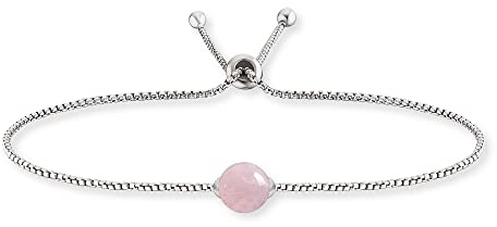 Engelsrufer Damen Armband aus Sterling Silber und Kraftstein - Karabinerverschluss - in zwei Längen verstellbar - nickelfrei