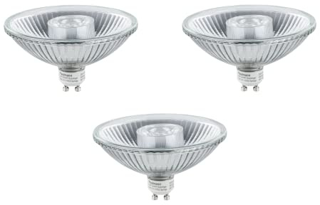 Paulmann 3er Pack 285.14 LED QPAR111 4W GU10 230V Warmwei? 24? 28514 Leuchtmittel Lampe