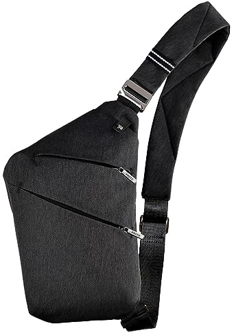 VADOO Män 1,0 slingväska, medium, svart
