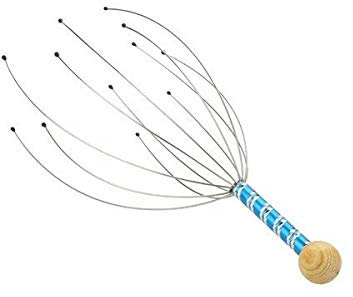 2 x Head Massage Device with 12 Massage Fingers Relax Massage Spider, Head Massager