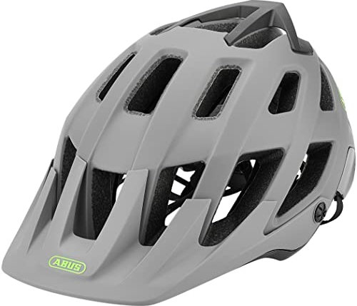 ABUS MTB-Helm Moventor 2.0 - komfortabler Fahrradhelm fürs Gelände - All-Mountain-Helm - für Damen und Herren - Grau Matt, L