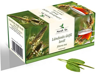 Mecsek Plantain Leaf Plantago Lanceolata Major Ribwort Premium Tea - 25 Teabags
