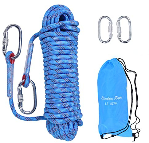LZ.MZXU 8mm/10mm Kletterseil Nylonmaterial Multifunktionsseil für Camping Outdoor Seil 10M/20M/30M