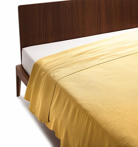 GUZZINI Classic- Tagesdecke 220x260 100% ÖkoTex-zertifizierte Baumwoll-Tagesdecke, Leichte, Weiche Bettdecke, Atmungsaktive Gewichtsdecke Bietet Hohen Komfort zu Jeder Jahreszeit, Bettwäsche Baumwolle