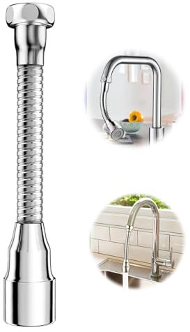 Drehbarer Wasserhahn Aufsatz 360 Grad,Wasserhahn Verlängerung,Flexibler Wasserhahn Verlängerung,Wasserhahnverlängerung 2 Modi,Geeignet für Küchen-, Badezimmer- und andere Wasserhähne