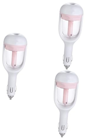 Garneck 3piezas Humidificador Difusor De Para Coche Humidificador De Aire Portátil Difusor De Purificador De Aire Para Automóvil Color Rosa
