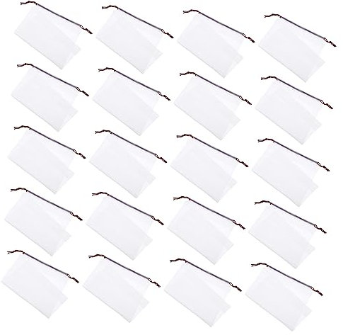 SOIMISS Reise Schuhbeutel Kordelzug Tasche Eva Aufbewahrungstasche für Reisen Tragbarer Schuh Organizer Transparent 50 Stück