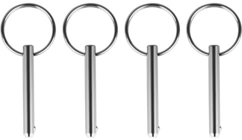 Perni a Sgancio Rapido, 4 Pezzi Tirare Perno Rapidi in Acciaio Inossidabile 316, Pin di Bloccaggio Accessori per Barche Cerniere di Coperta Yacht Camper