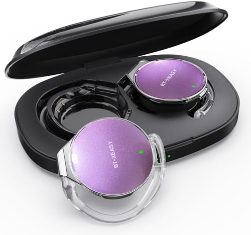 On Ear Kopfhörer Bluetooth 5.4, Open Ear Kopfhörer Kabellos Bluetooth, Wassertropfenförmiges Clip On Sport Headset-Bluetooth mit 4 Mikrofon, Comfort Fit Ohrhaken Ohrhörer