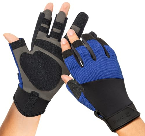 FitsT4 Sports Segelhandschuhe Herren Paddelhandschuhe Kajak für Angeln