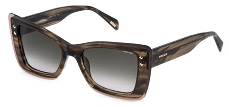Police SPLR97 0APZ TOP MARRONE+GRIGIO 53/18/140 Damen Sonnenbrillen