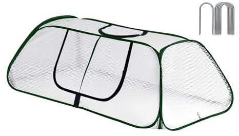 Gartenabdeckungen Für Hochbeete,Atmungsaktives Mesh Gartenzubehör Mit Reißverschluss - Garten Frostschutz | Für Außenbereich Winter Kaltes Wetter Frostsaison Blumentopf Pflanzkübel Garten