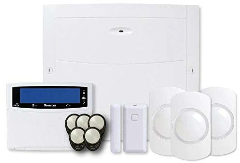 Texecom KIT-1001 Ricochet Premier Elite 64W Wireless Alarm with Capture PIR Kit – White