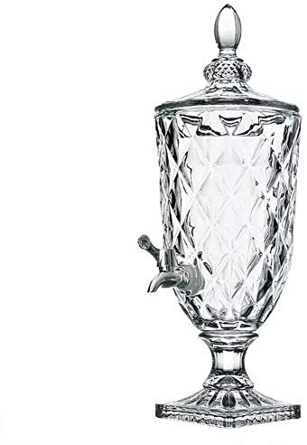 DFEO Dispensador De Bebidas, Dosificador Agua Garrafas con Grifo Dispensador De Cerveza Dispensador De Jugos, con Tapa, For Café, Fría Leche, Agua, Jugo 3LE