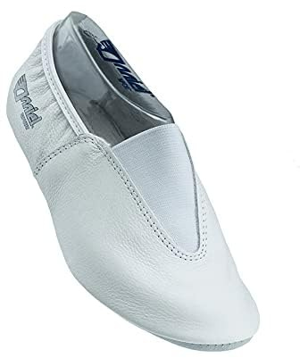 Anniel 2038 Scarpe da Ginnastica Artistica in Pelle. 100% Made in Italy (40, Bianco)
