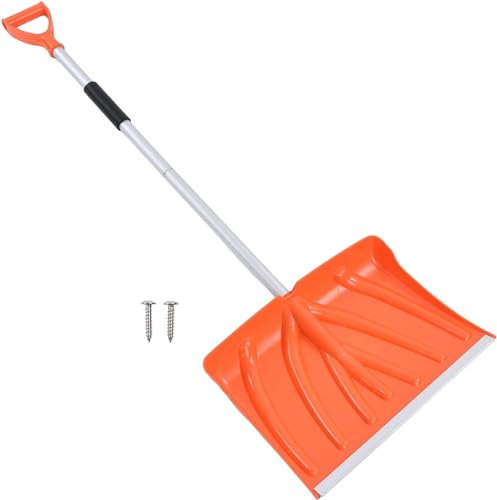 Light Snow Shovel for Car, Plastic D Shaped Handle Snow Shovel, Large Capacity Adjustable Detachable Snow Remover Tool for Garden Car Truck