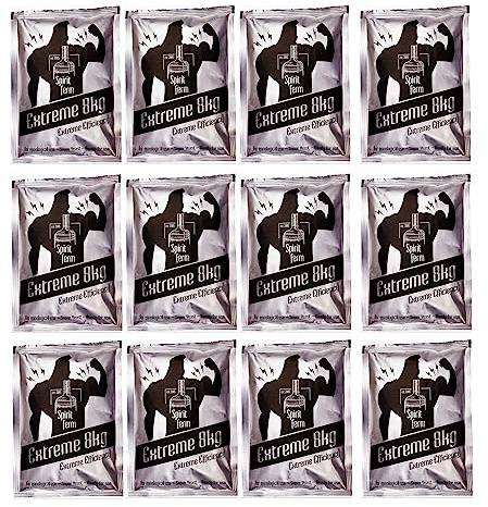 12 x Turbohefe Extreme 8kg – Hochalkoholische Turbo Hefe für Zucker- und Fruchtgärung, Maische und Wodka – Bis zu 20% Vol. in 5 Tagen