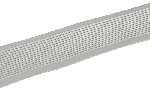 Profilo per bordi per scale in PVC, autoadesivo, larghezza 3/4/5/6/10 cm, flessibile, in PVC, per gradini interni ed esterni, strisce antiscivolo, impermeabili (10 cm)