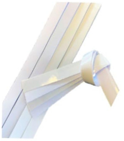 Generisch Fröbelsterne, Papierstreifen weiß Outdoor, 16 Streifen, 25mm x 700mm