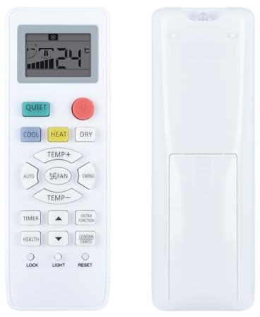 GOUYESHO Mando a Distancia de Repuesto 0010401715B YL-HD04 YL-HD02 HA-0361 Compatible con Haier Air Conditioner AC Remote Mando a Distancia