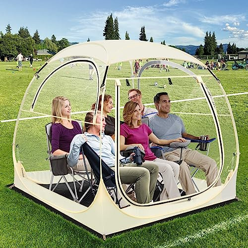 Eapele sporttält – omedelbart popup-skydd, passar 6 personer kompakt eller 4 personer bekvämt, regnskydd för sport, camping, fiske och parader