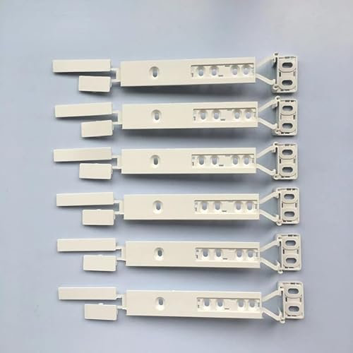 ZMYOZDO Integrated For Fridge & For Freezer Door Plastic Mounting Bracket Fixing Slide Kit Refrigerator Door Connector Guide Rail Assembly(6PCS)