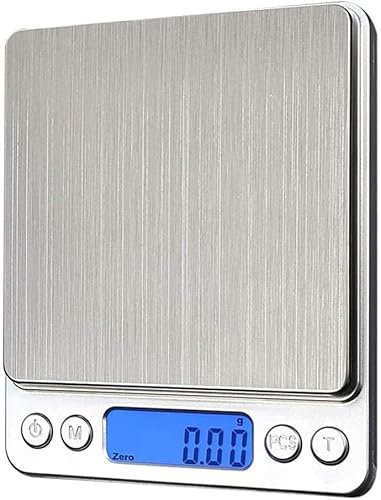 JDSHFEN para Cocina y joyería Báscula de Alimentos para Cocina Báscula electrónica Digital para Cocina Báscula para Alimentos Báscula electrónica de precisión para,1 kg 0,1 g