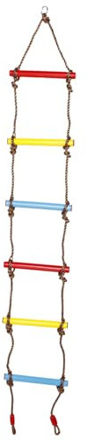 JOINPAYA Kletterleiter mit Flexiblen Seilen für Junge Mädchen Outdoor-spielgerät aus Pe-Material Verstellbare Strickleiter für Drinnen und Draußen