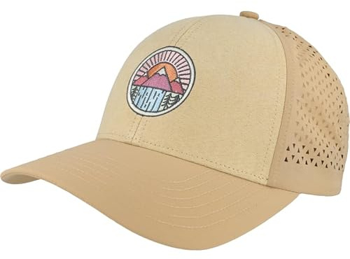 Eisley Unisex Sunset Cap Mit UPF50+ Atmungsaktiv & Schnell Trocknend Klettverschluss, Beige, Einheitsgröße EU