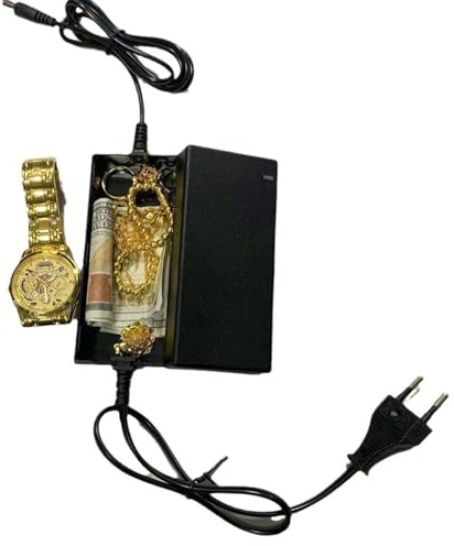 Fun Safe - Secret Container | Falschstecker mit geheimer Versteck, um Objekte zu verbergen, ein verstecktes Fach für Geld und Schlüssel mit falschem Laptop -Stecker für Schubladen und Büros