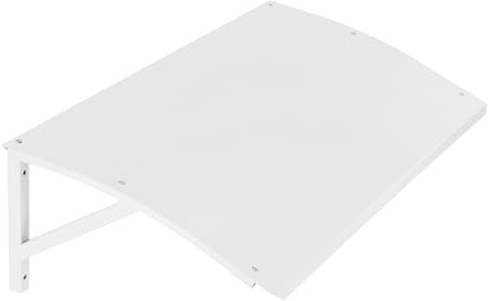 Air Conditioner Cover Awning,Wall-Mounted Air Conditioning Sun Shade with Triangular Support Bracket,Dustproof Waterproof Outdoor Window ac Units Protection Cover,Arc Design 0.06In Plate Thickness